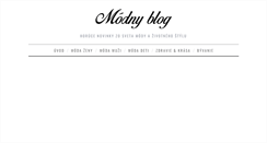 Desktop Screenshot of modnyblog.com
